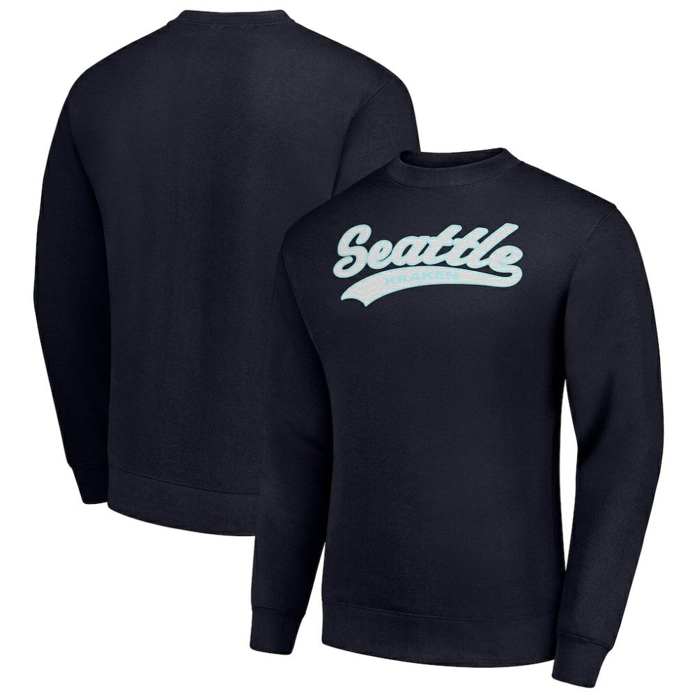 Seattle Kraken Starter  Tailsweep City Pullover Sweatshirt -  NHL Sweatshirts