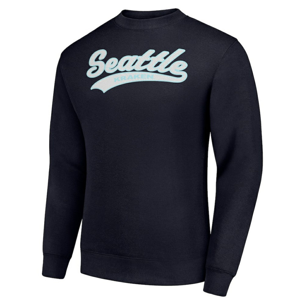 Seattle Kraken Starter  Tailsweep City Pullover Sweatshirt -  NHL Sweatshirts