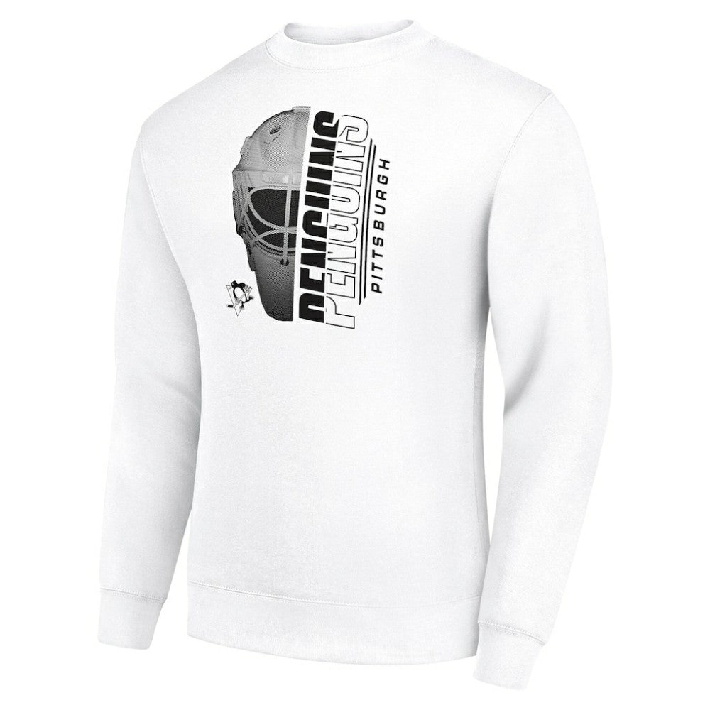 Pittsburgh Penguins Starter  Half Helmet Team Logo Pullover Sweatshirt -  NHL Sweatshirts