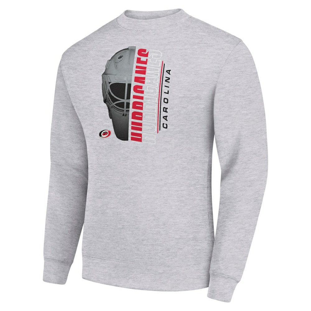 Carolina Hurricanes Starter  Half Helmet Team Logo Pullover Sweatshirt -  NHL Sweatshirts