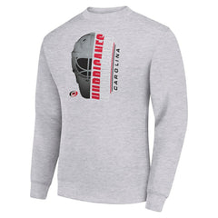 Carolina Hurricanes Starter  Half Helmet Team Logo Pullover Sweatshirt -  NHL Sweatshirts