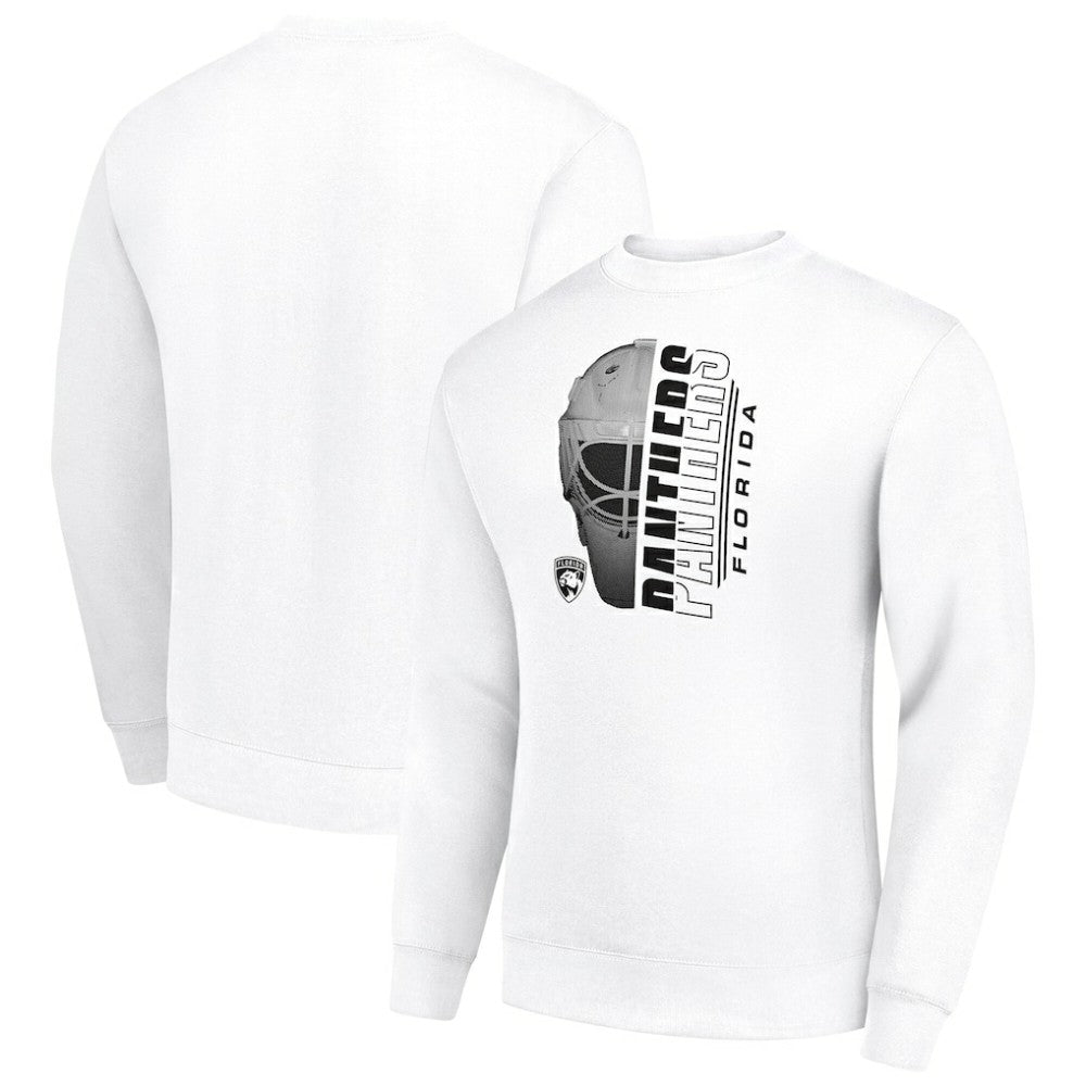 Florida Panthers Starter  Half Helmet Team Logo Pullover Sweatshirt -  NHL Sweatshirts