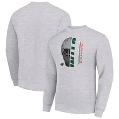 Minnesota Wild Starter  Half Helmet Team Logo Pullover Sweatshirt -  NHL Sweatshirts
