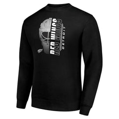 Detroit Red Wings Starter  Half Helmet Team Logo Pullover Sweatshirt -  NHL Sweatshirts