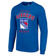 New York Rangers Starter Logo Long Sleeve T-Shirt -  NHL T-shirts