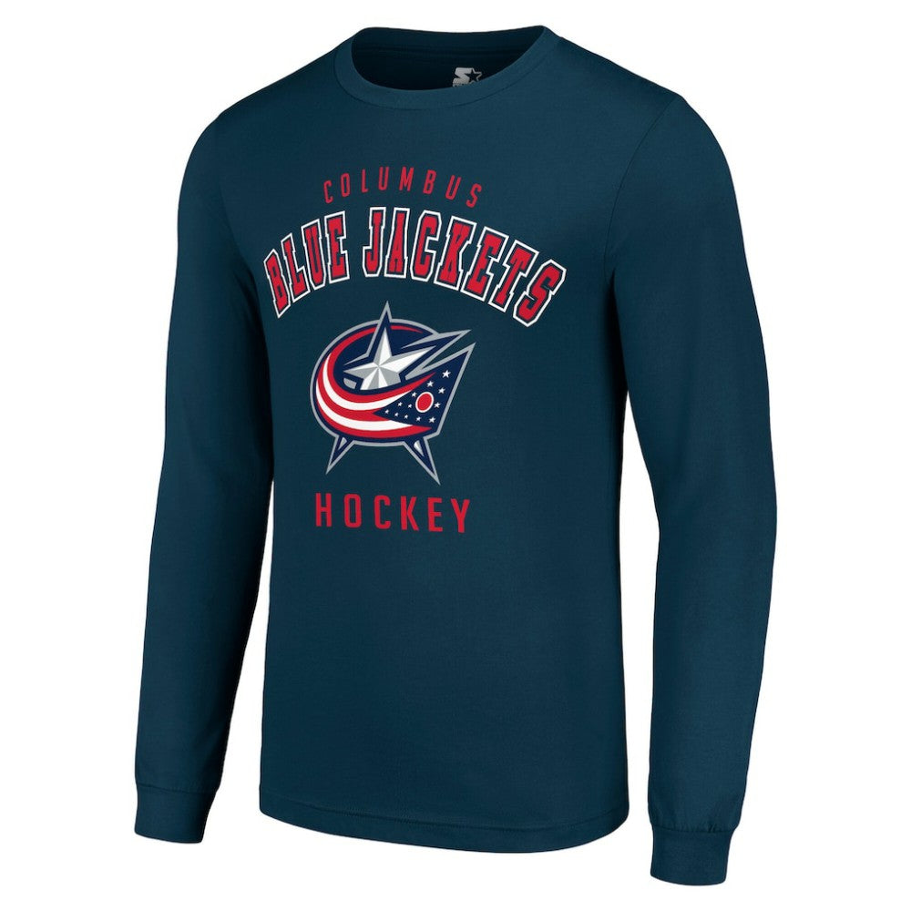 Columbus Blue Jackets Starter Logo Long Sleeve T-Shirt -  NHL T-shirts