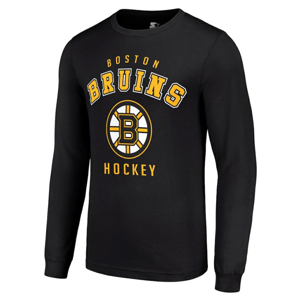 Boston Bruins Starter Logo Long Sleeve T-Shirt -  NHL T-shirts