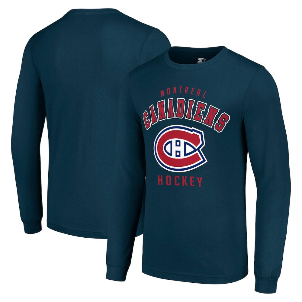 Montreal Canadiens Starter Logo Long Sleeve T-Shirt -  NHL T-shirts