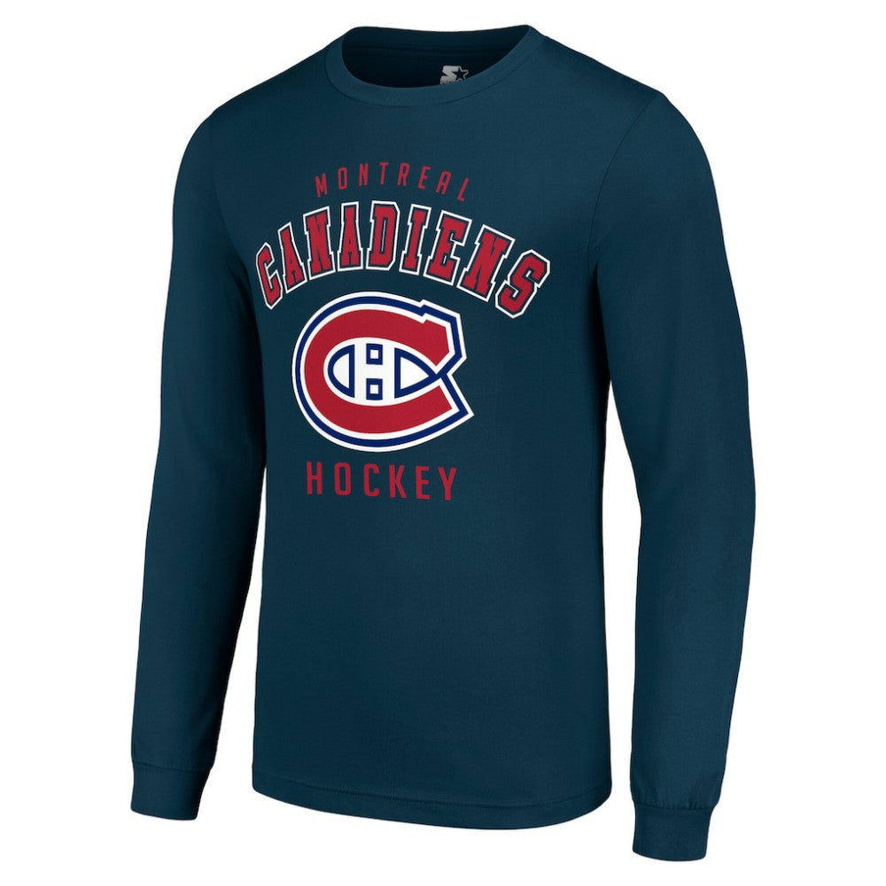 Montreal Canadiens Starter Logo Long Sleeve T-Shirt -  NHL T-shirts