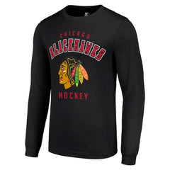 Chicago Blackhawks Starter Logo Long Sleeve T-Shirt -  NHL T-shirts