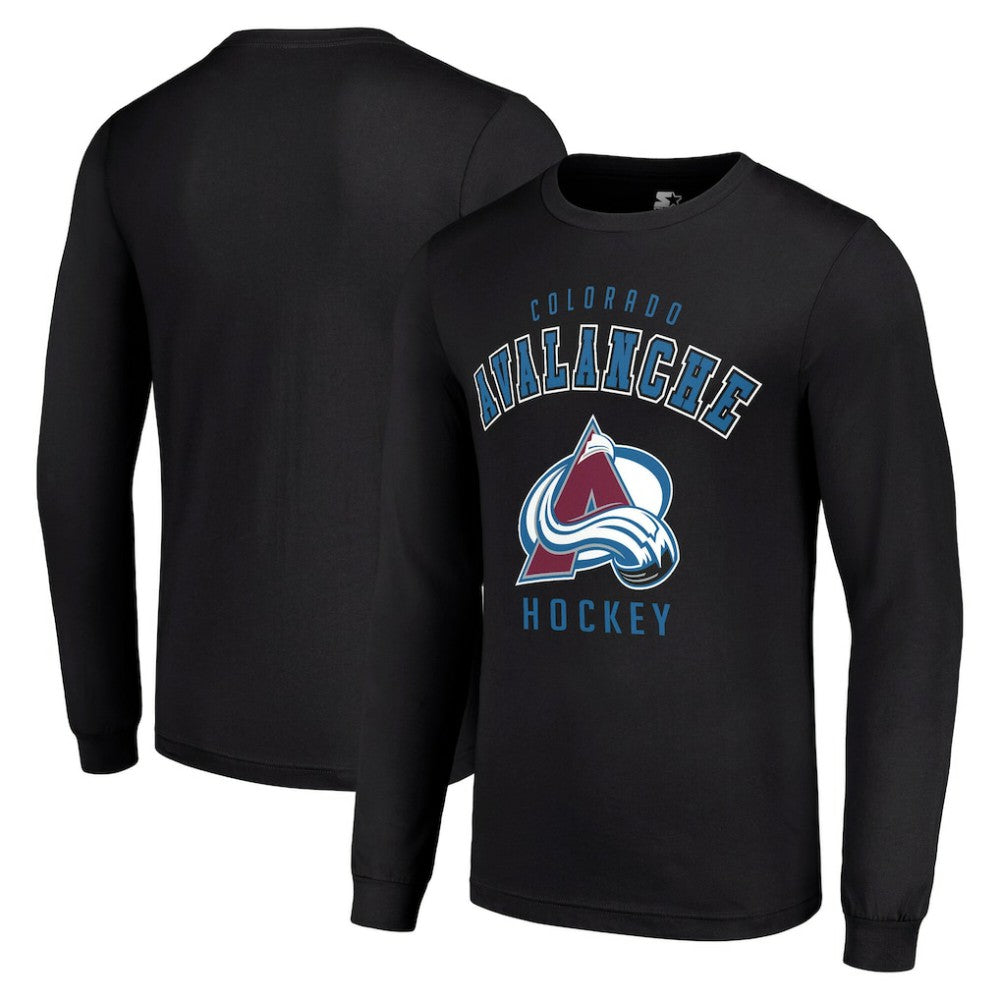 Colorado Avalanche Starter Logo Long Sleeve T-Shirt -  NHL T-shirts