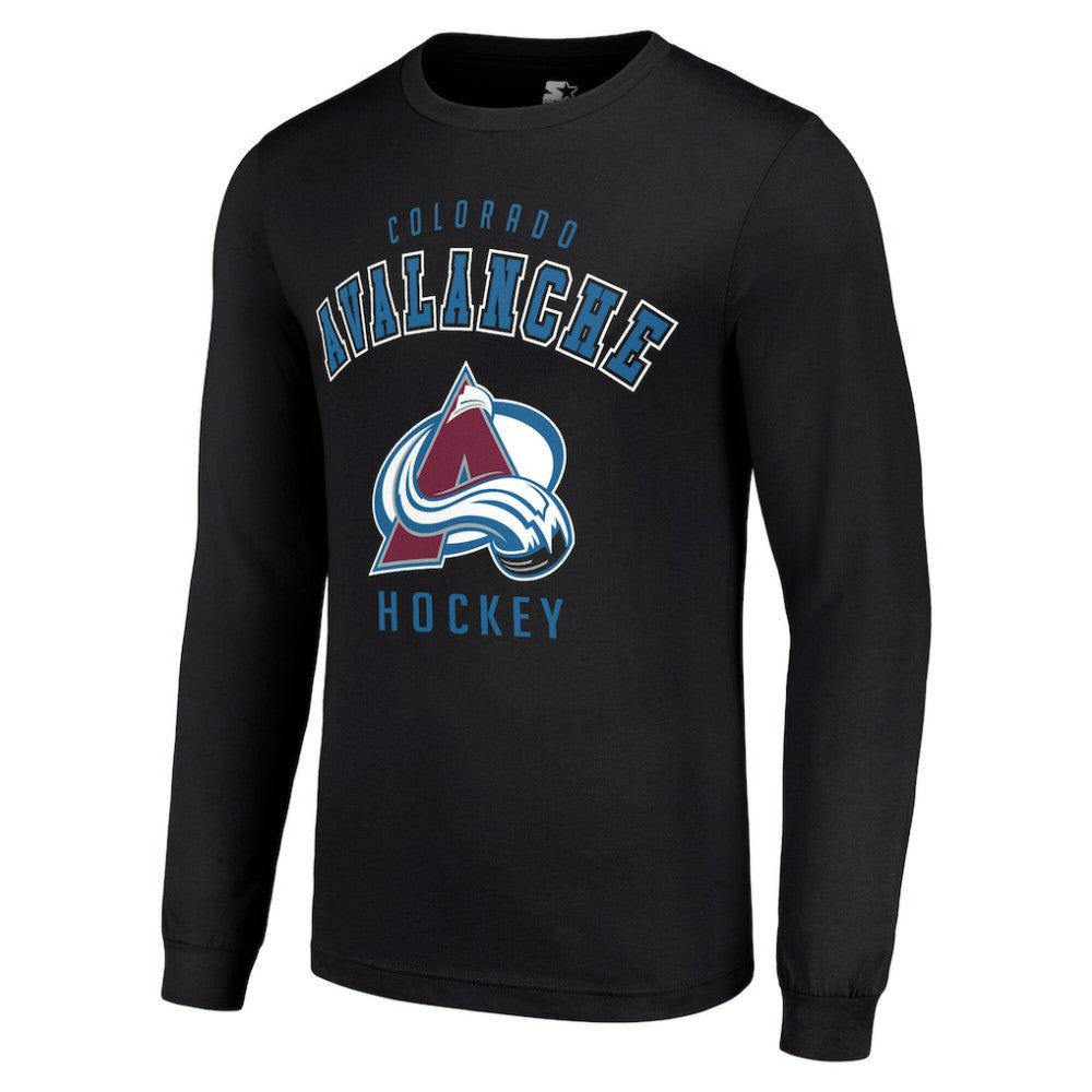 Colorado Avalanche Starter Logo Long Sleeve T-Shirt -  NHL T-shirts