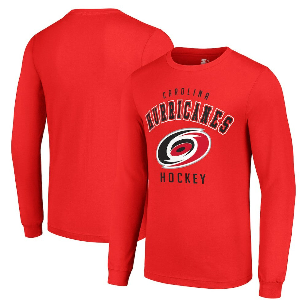 Carolina Hurricanes Starter Logo Long Sleeve T-Shirt -  NHL T-shirts