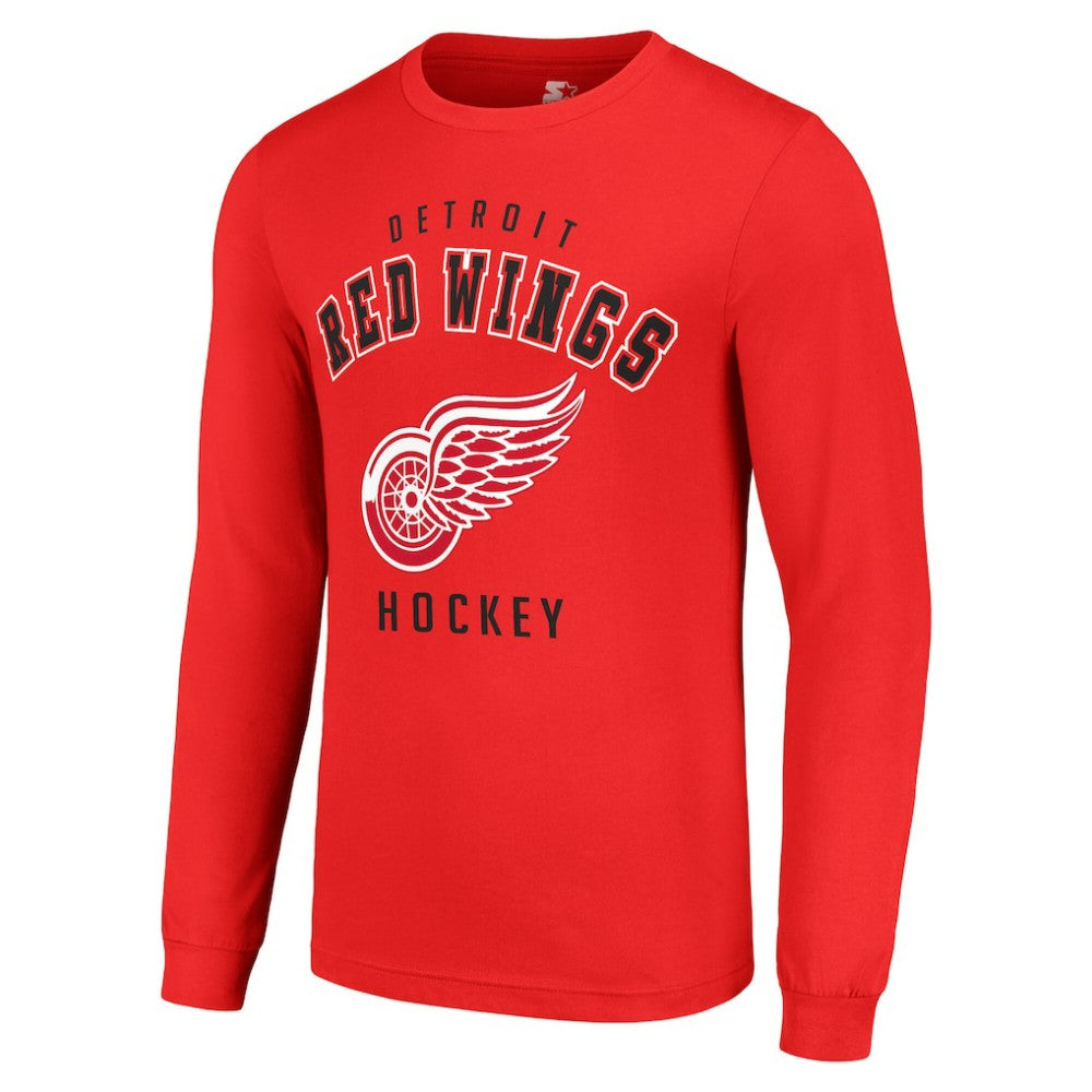 Detroit Red Wings Starter Logo Long Sleeve T-Shirt -  NHL T-shirts