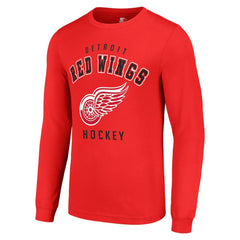 Detroit Red Wings Starter Logo Long Sleeve T-Shirt -  NHL T-shirts