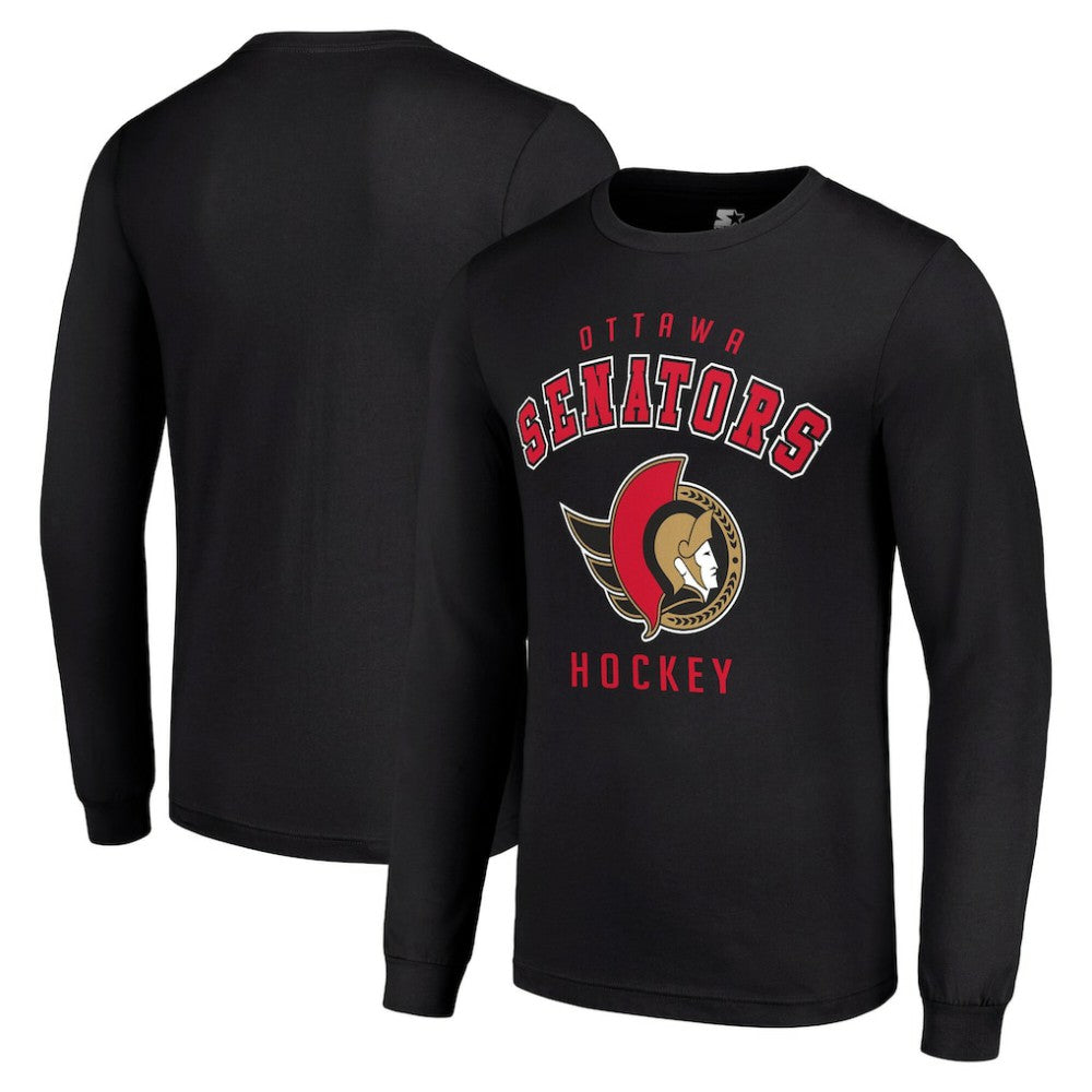 Ottawa Senators Starter Logo Long Sleeve T-Shirt -  NHL T-shirts