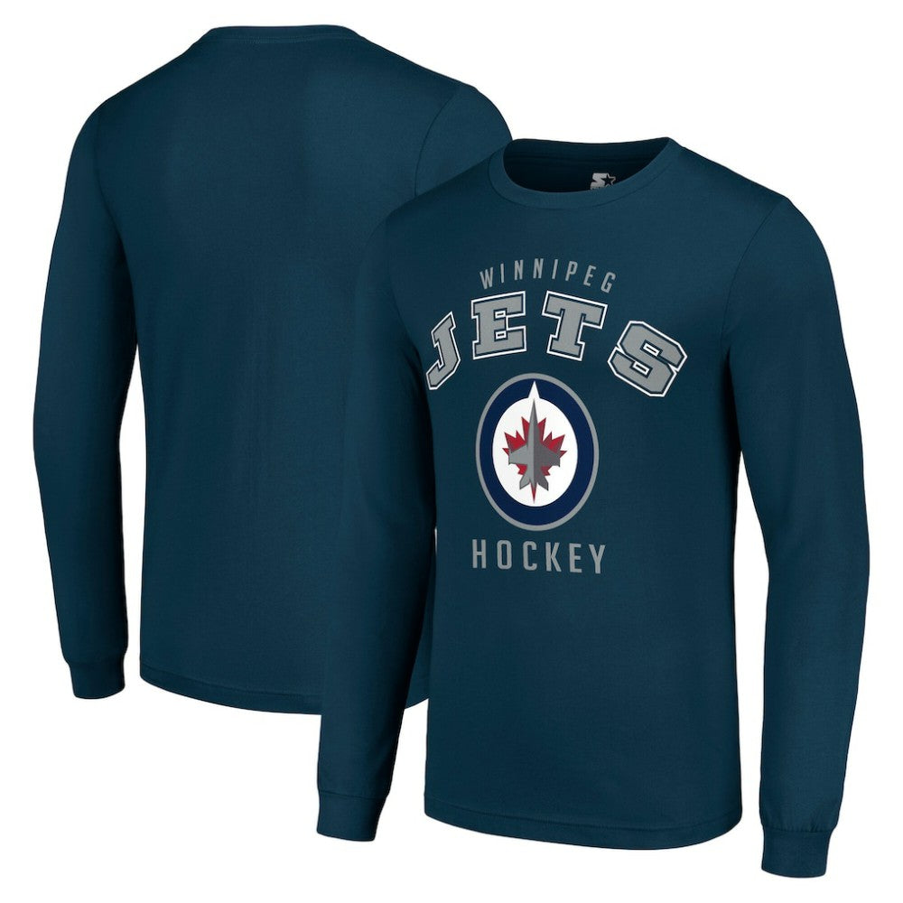 Winnipeg Jets Starter Logo Long Sleeve T-Shirt -  NHL T-shirts