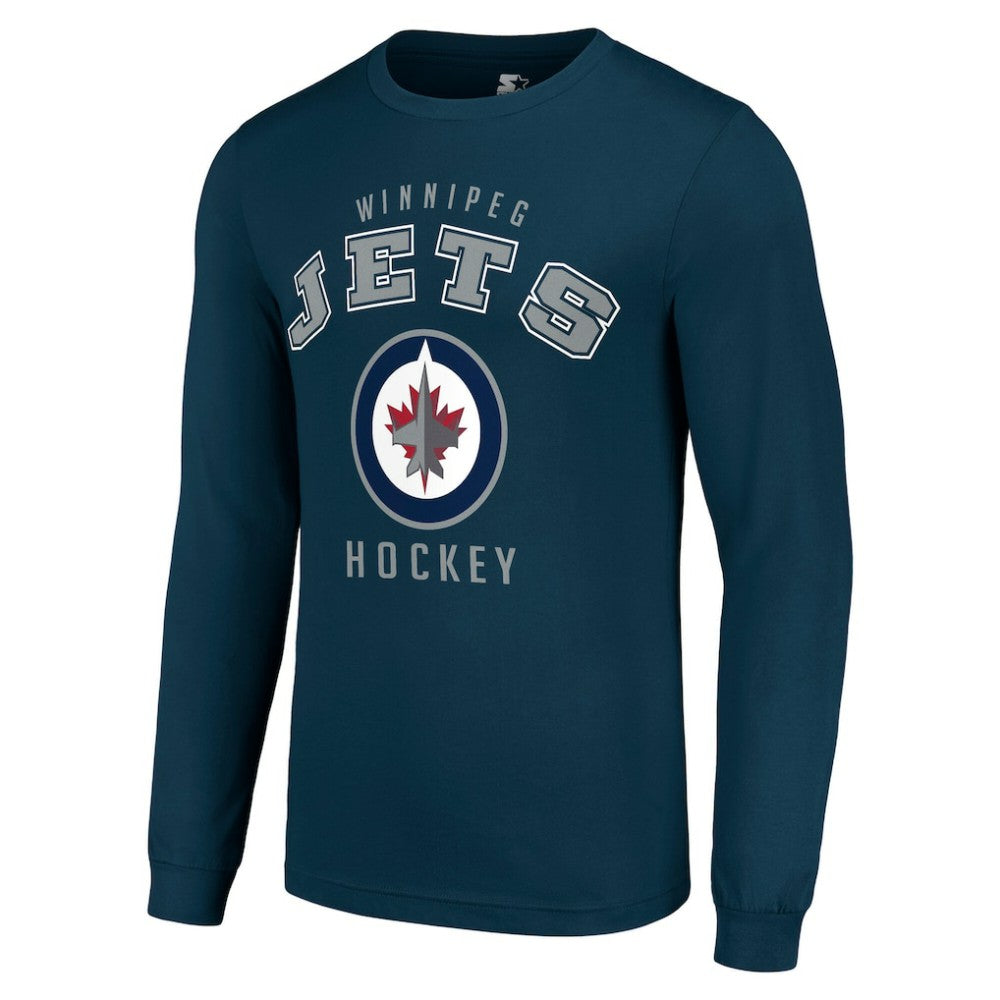 Winnipeg Jets Starter Logo Long Sleeve T-Shirt -  NHL T-shirts