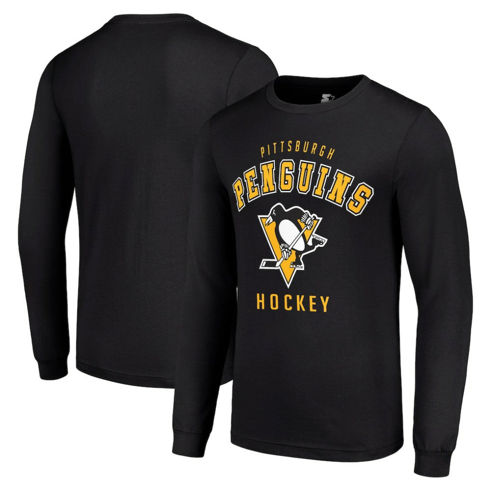 Pittsburgh Penguins Starter Logo Long Sleeve T-Shirt -  NHL T-shirts