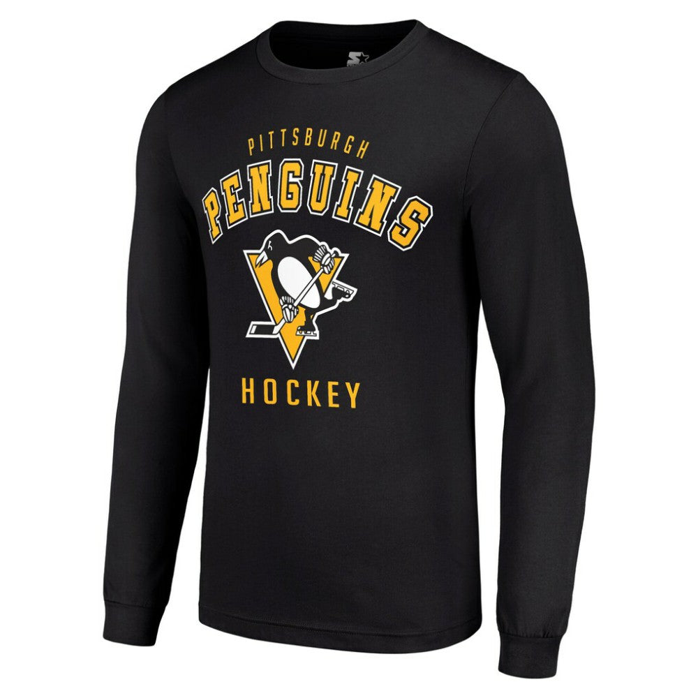 Pittsburgh Penguins Starter Logo Long Sleeve T-Shirt -  NHL T-shirts