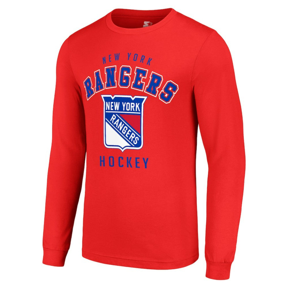 New York Rangers Starter Logo Long Sleeve T-Shirt -  NHL T-shirts