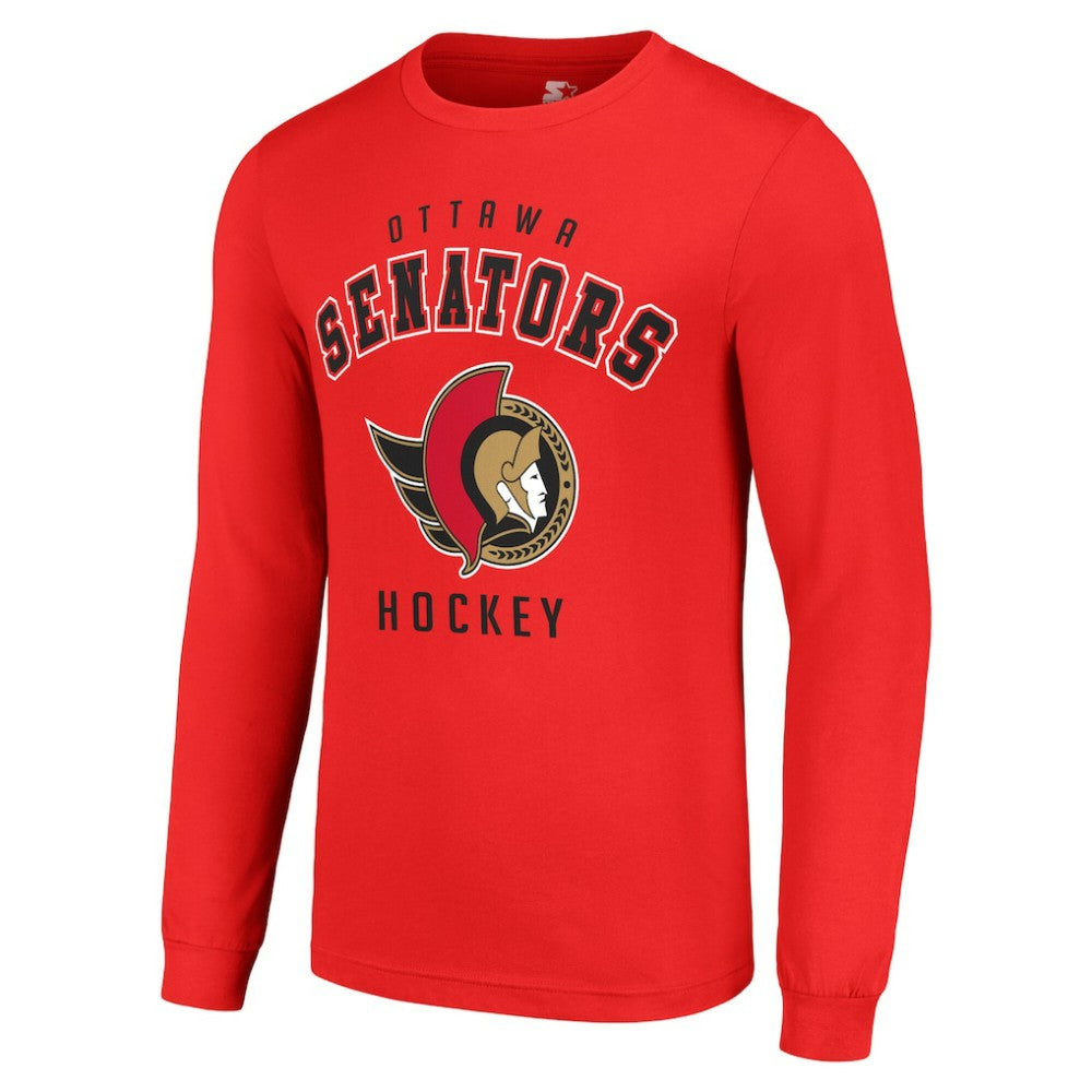 Ottawa Senators Starter Logo Long Sleeve T-Shirt -  NHL T-shirts
