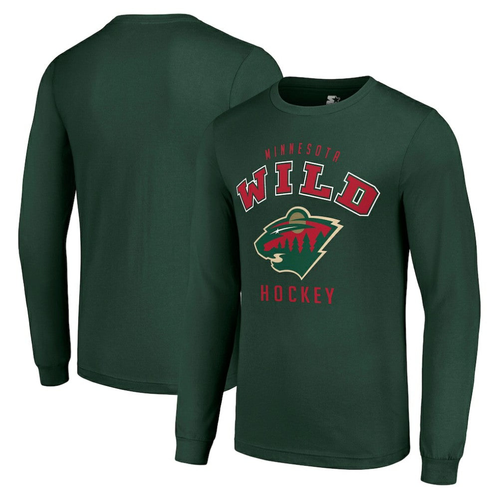 Minnesota Wild Starter Logo Long Sleeve T-Shirt -  NHL T-shirts