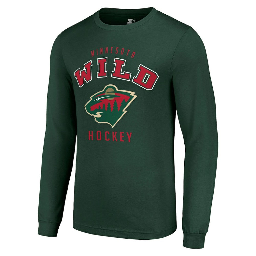 Minnesota Wild Starter Logo Long Sleeve T-Shirt -  NHL T-shirts