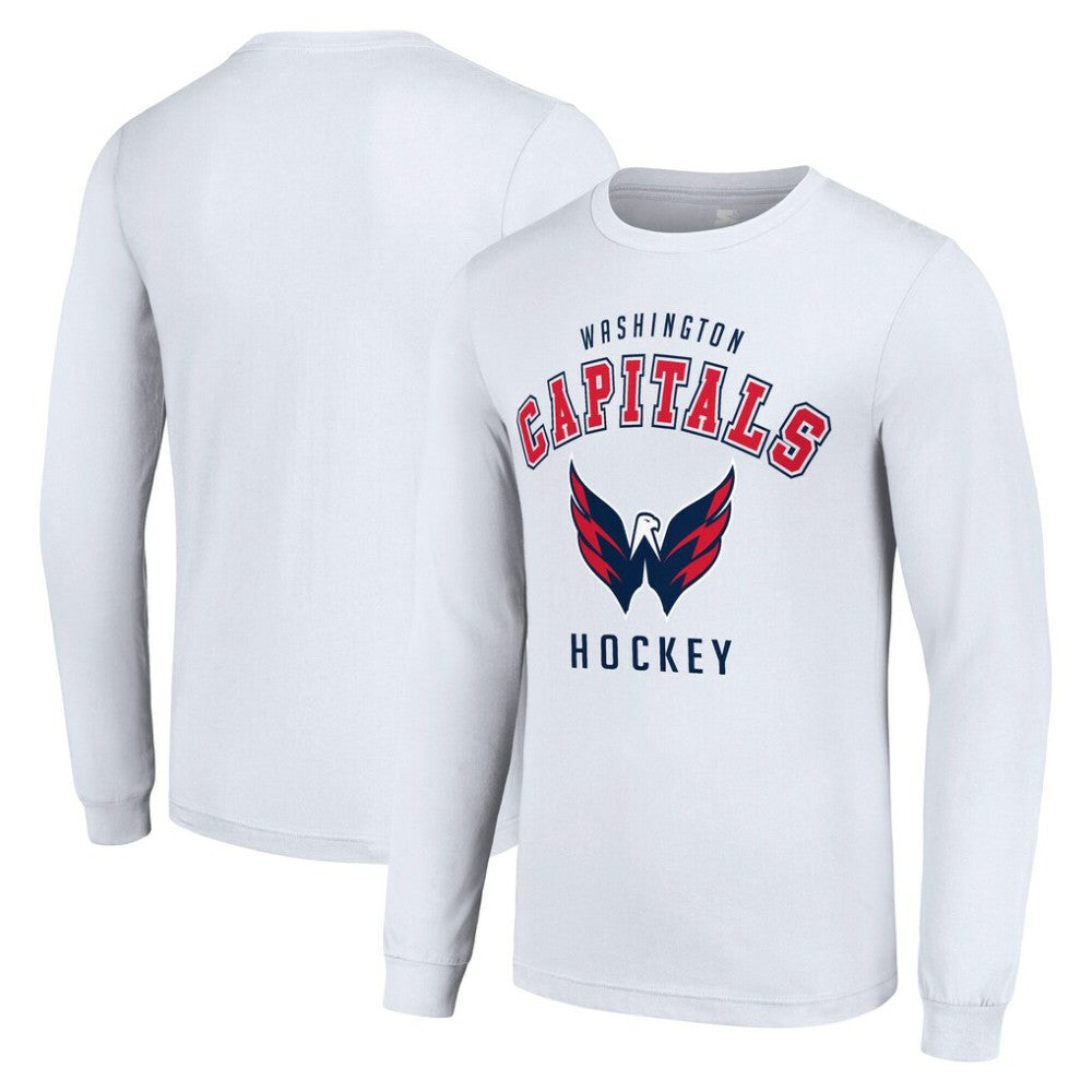 Washington Capitals Starter Logo Long Sleeve T-Shirt -  NHL T-shirts