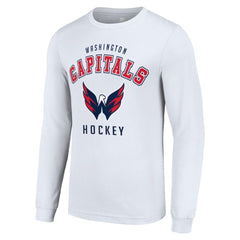 Washington Capitals Starter Logo Long Sleeve T-Shirt -  NHL T-shirts