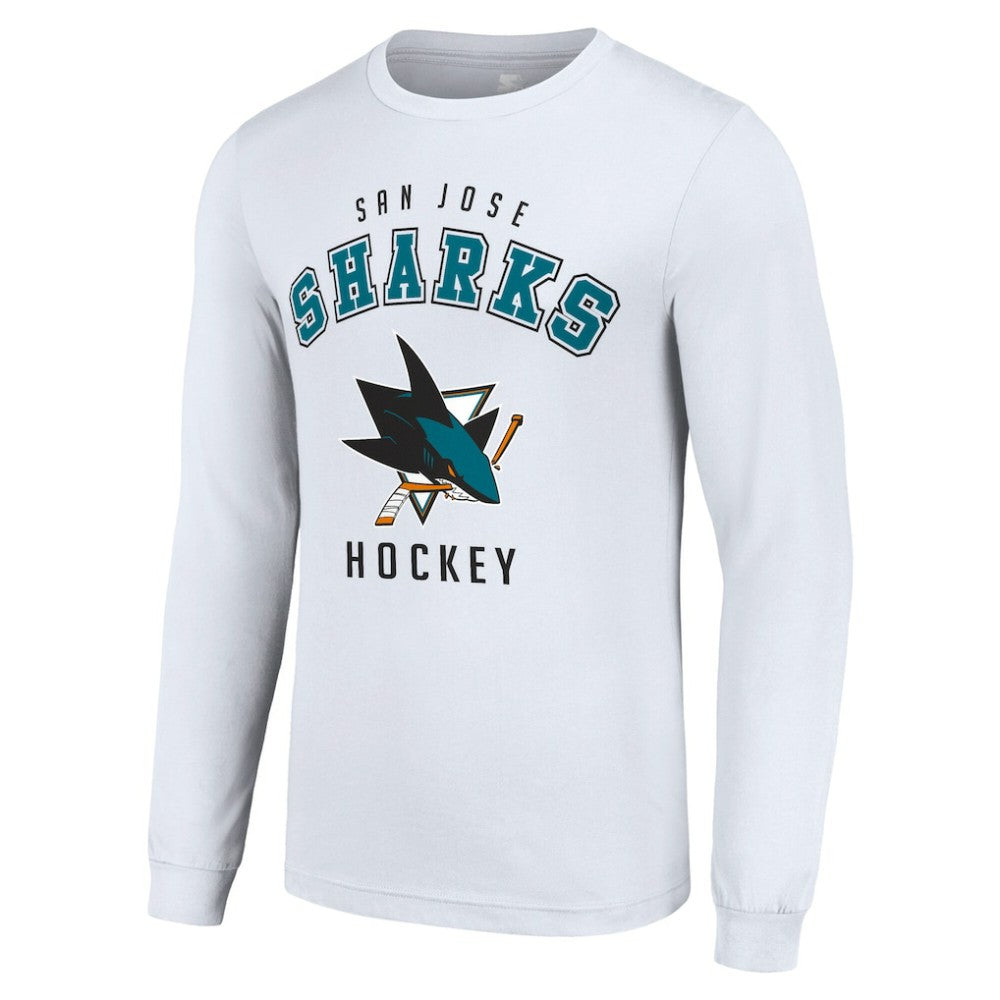 San Jose Sharks Starter Logo Long Sleeve T-Shirt -  NHL T-shirts