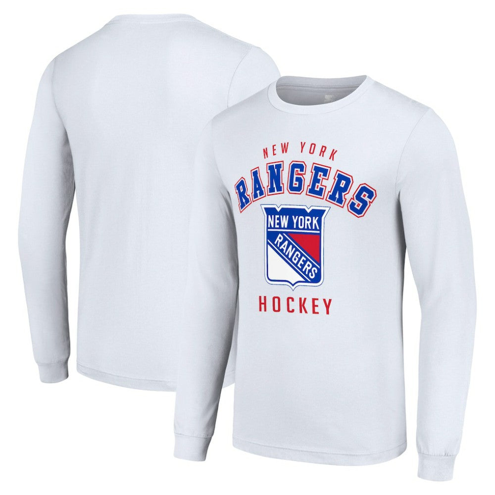 New York Rangers Starter Logo Long Sleeve T-Shirt -  NHL T-shirts