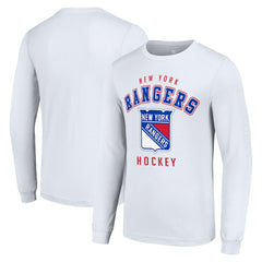 New York Rangers Starter Logo Long Sleeve T-Shirt -  NHL T-shirts