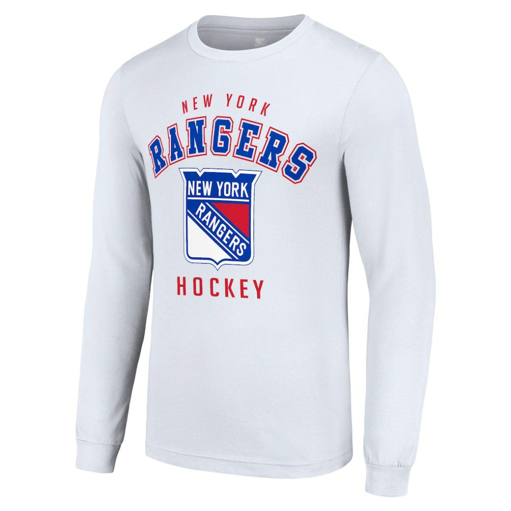 New York Rangers Starter Logo Long Sleeve T-Shirt -  NHL T-shirts