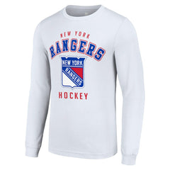 New York Rangers Starter Logo Long Sleeve T-Shirt -  NHL T-shirts