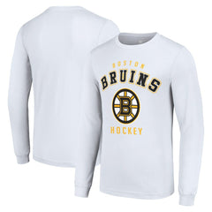 Boston Bruins Starter Logo Long Sleeve T-Shirt -  NHL T-shirts