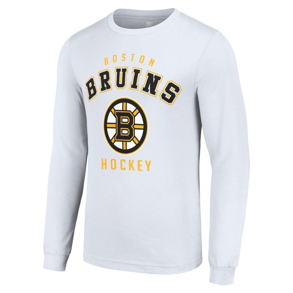 Boston Bruins Starter Logo Long Sleeve T-Shirt -  NHL T-shirts