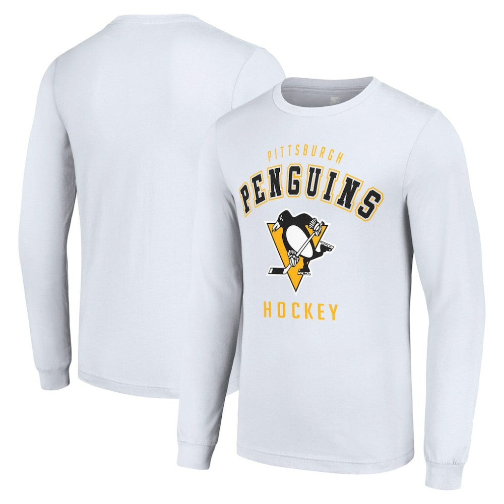 Pittsburgh Penguins Starter Logo Long Sleeve T-Shirt -  NHL T-shirts