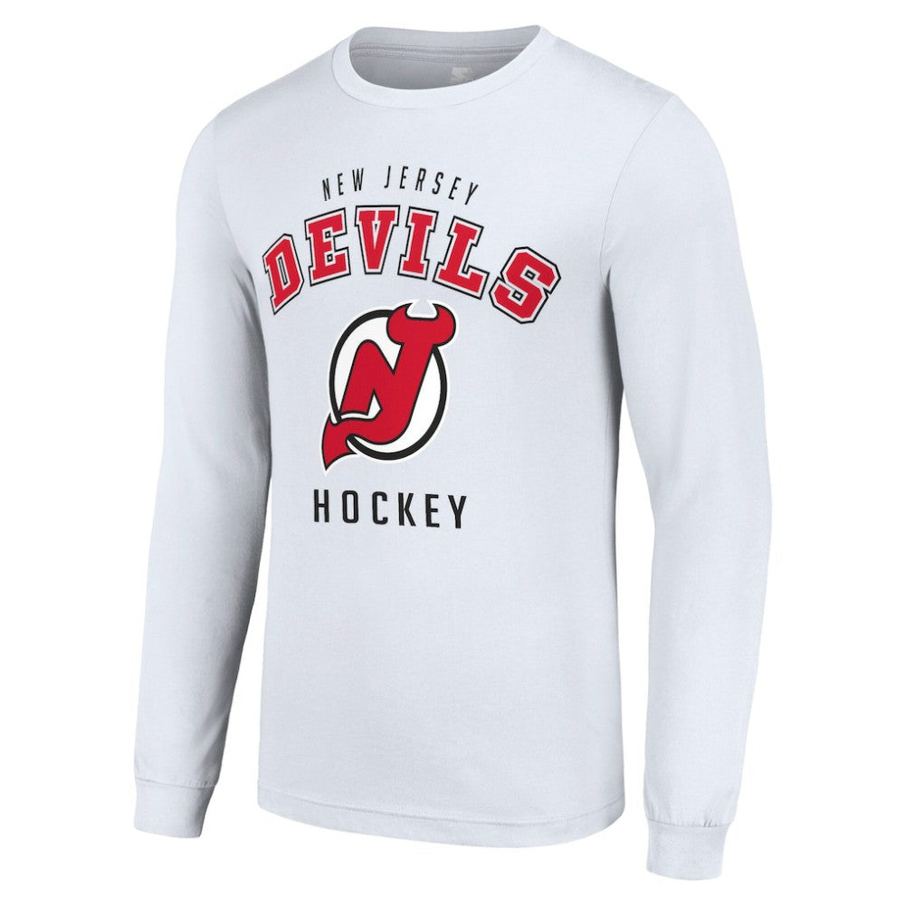 New Jersey Devils Starter Logo Long Sleeve T-Shirt -  NHL T-shirts