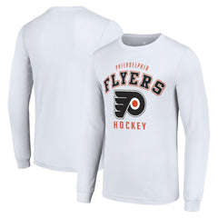Philadelphia Flyers Starter Logo Long Sleeve T-Shirt -  NHL T-shirts