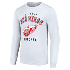 Detroit Red Wings Starter Logo Long Sleeve T-Shirt -  NHL T-shirts
