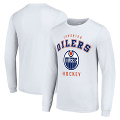 Edmonton Oilers Starter Logo Long Sleeve T-Shirt -  NHL T-shirts