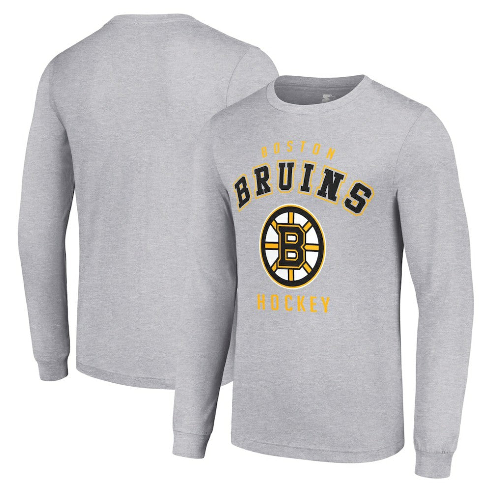 Boston Bruins Starter Logo Long Sleeve T-Shirt -  NHL T-shirts