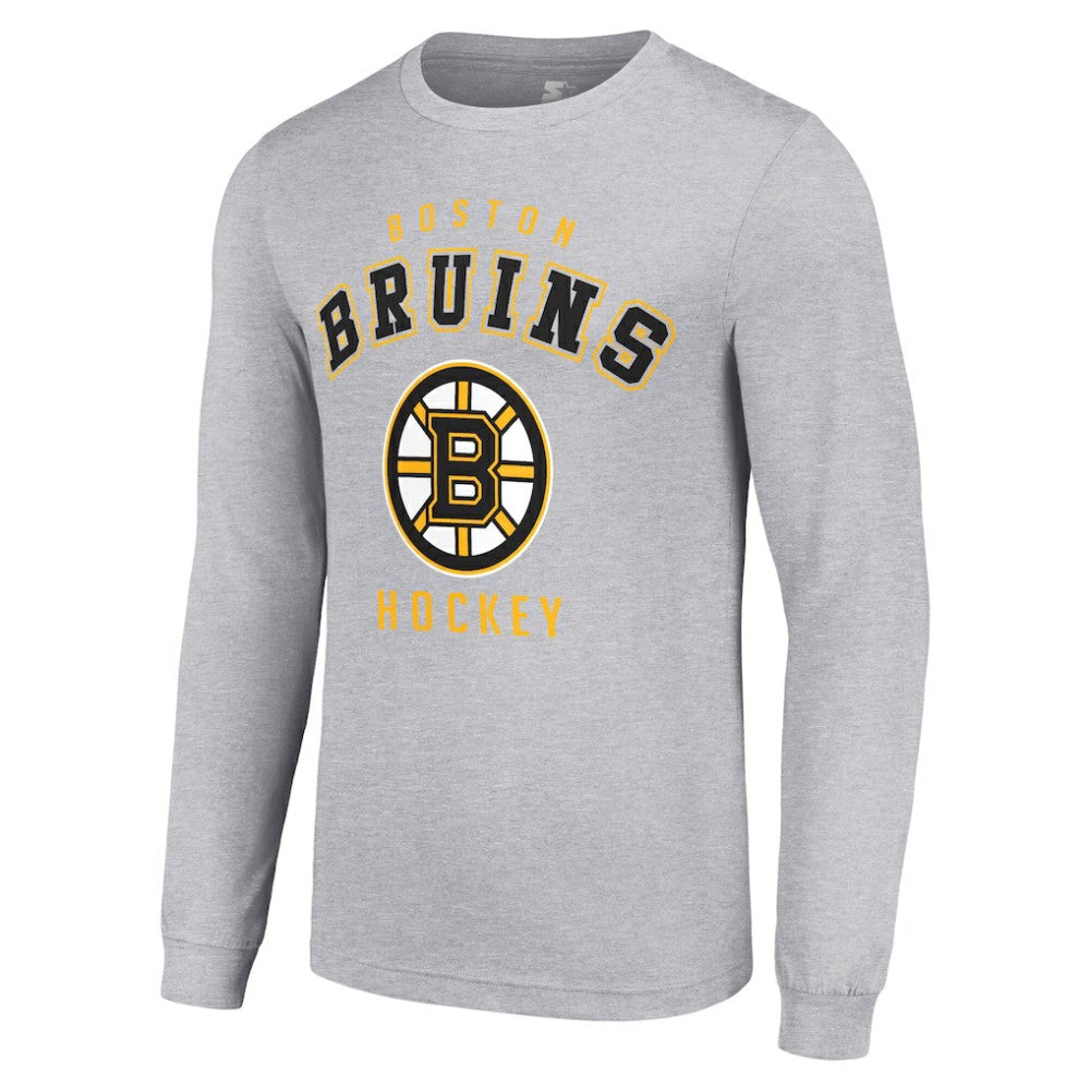 Boston Bruins Starter Logo Long Sleeve T-Shirt -  NHL T-shirts