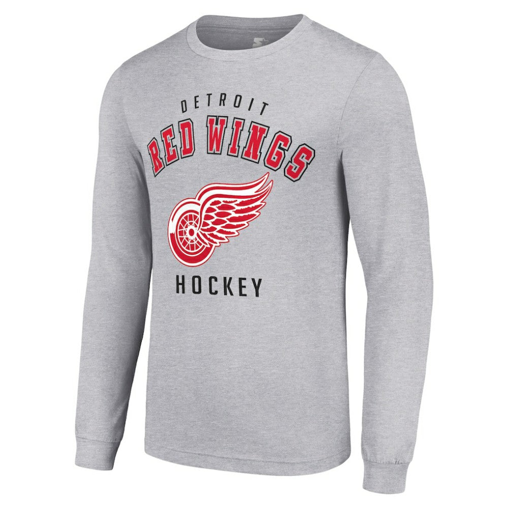 Detroit Red Wings Starter Logo Long Sleeve T-Shirt -  NHL T-shirts