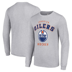 Edmonton Oilers Starter Logo Long Sleeve T-Shirt -  NHL T-shirts