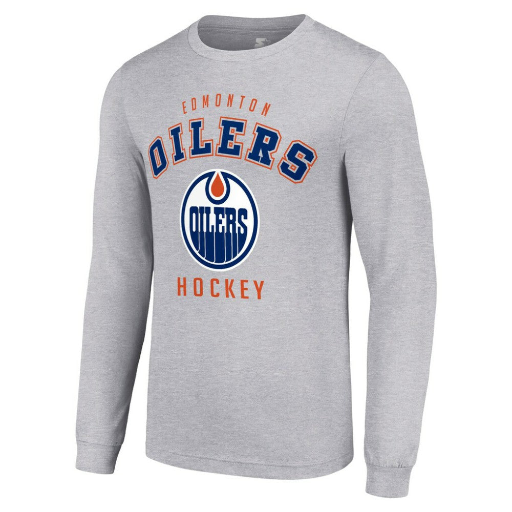 Edmonton Oilers Starter Logo Long Sleeve T-Shirt -  NHL T-shirts