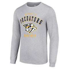 Nashville Predators Starter Logo Long Sleeve T-Shirt -  NHL T-shirts