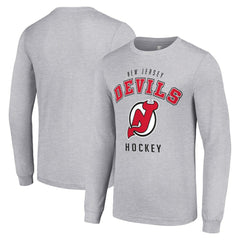 New Jersey Devils Starter Logo Long Sleeve T-Shirt -  NHL T-shirts