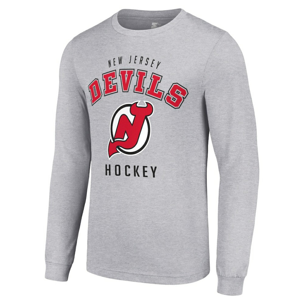 New Jersey Devils Starter Logo Long Sleeve T-Shirt -  NHL T-shirts